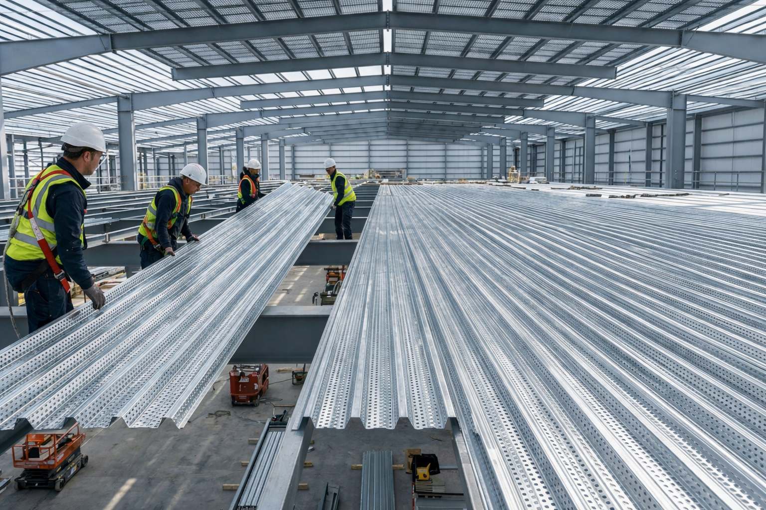 Перфорированный профлист Т35 для складов и производственных зданий